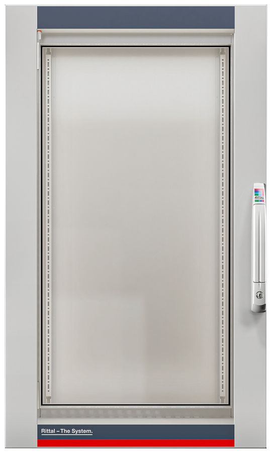 Coffret mural 19" Rittal AX 600×478×673mm 9UH filtre acier gris IP54