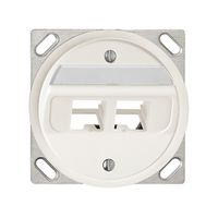 Kit de montage INC Keystone FH sortie oblique sans connect. blanc