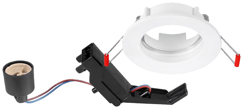 Spot INC Sylvania Inset Trend 62 1×GU10 IP20/23 Ø83mm blanc Indoor