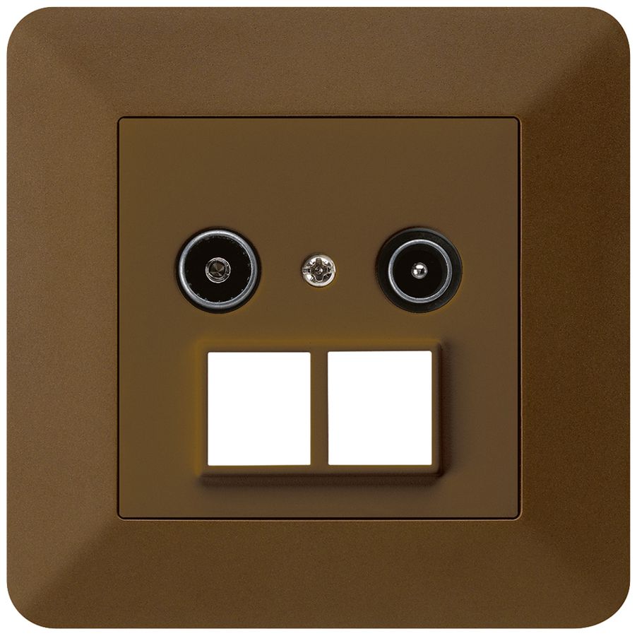 Prise d'antenne ENC R/TV HMS kallysto.trend 19dB brun