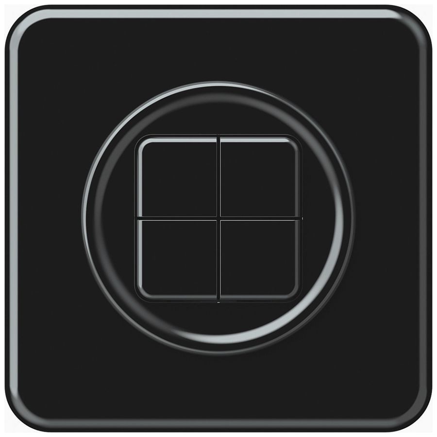 Pulsante KNX INC origin 4×tasti nero