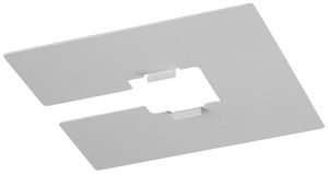 Copertura SLV acciaio 100×100×0.4mm grigio