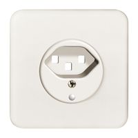 Kit frontale INC FH 1×T23 bianco 86×86mm con lente