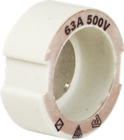 Vis de contact DIII E33 500V en céramique 63A selon DIN 49516 cuivre