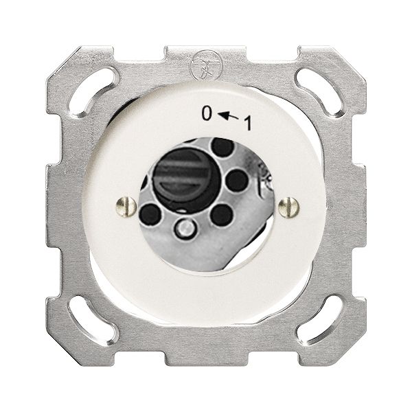 Contact pivotant ENC 0<-1/1P blanc pour serrure de sûr. sans cyl.