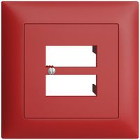 Kit frontale INC EDIZIOdue berry 88×88mm 4×RJ45