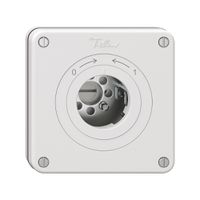 Contact pivotant NUPU NEVO, sans cylindre, KS, 0<->1, blanc