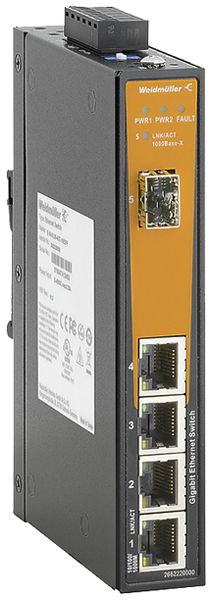 Switch WM IE-SW-EL05-4GT-1GESFP, 4×RJ45 GbE+1×SFP GbE unmanaged