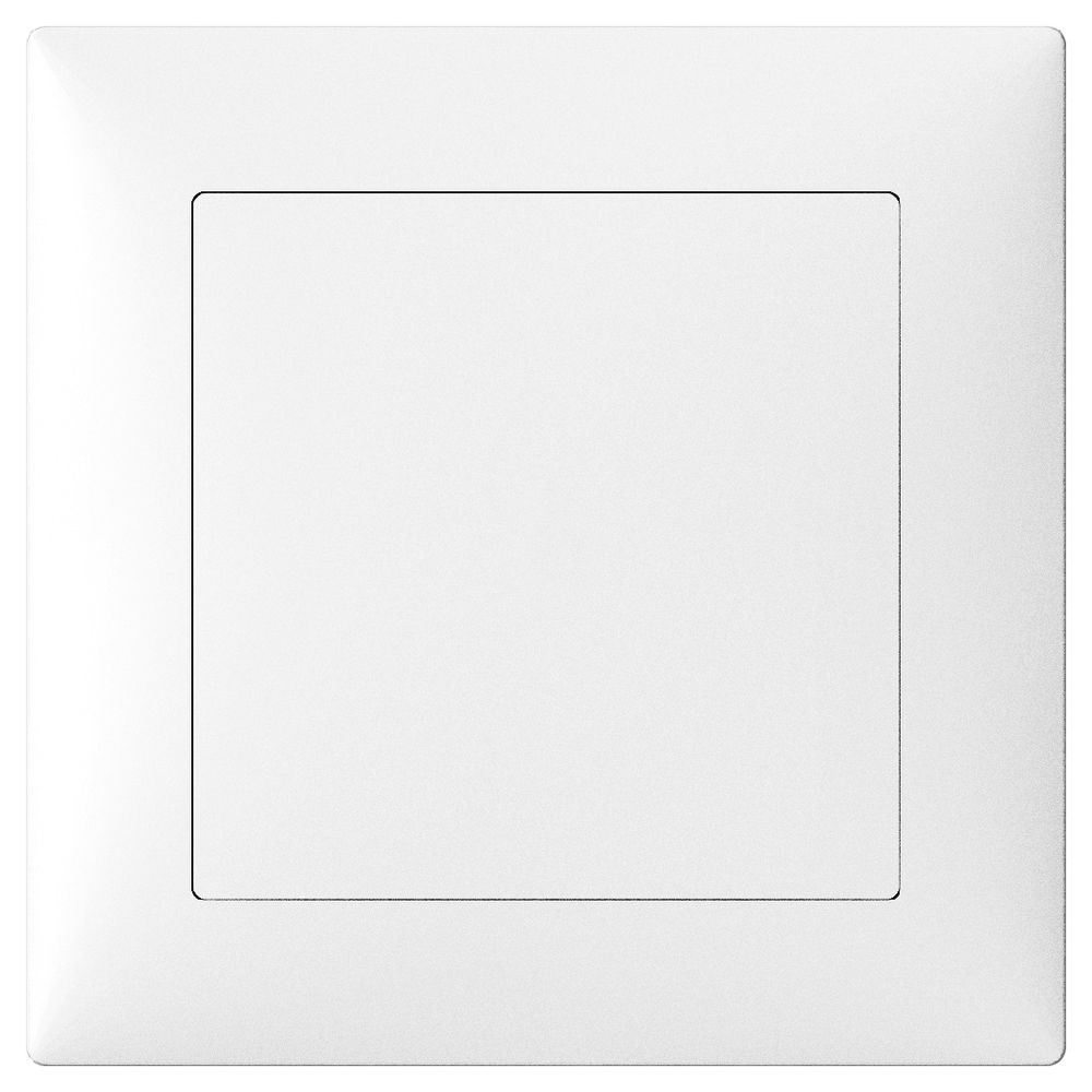 Blinddeckplatte SIDUS weiss glänzend