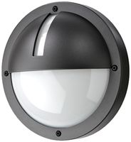 LED-Wandleuchte SG Uno 10W 420lm 830 IP65 DIM direkt Ø270mm anthrazit