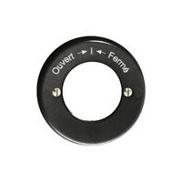 Frontset Ouvert-I-Fermé schwarz für Schlüsselschwenktaster FH