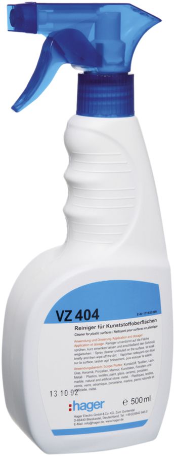 Détergent Hager univers pour surfaces en matière synthétique clair 480ml