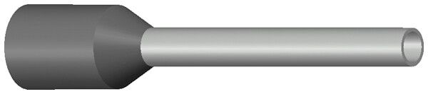 Aderendhülse Ferratec DIN isoliert 0.75mm²/12mm grau