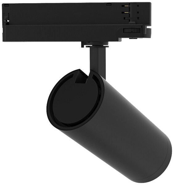 LED-Spot DOTLUX SLIMtrack-eco 31W 3380lm 3000…4000K DIM AD3PH Ø75×171mm schwarz
