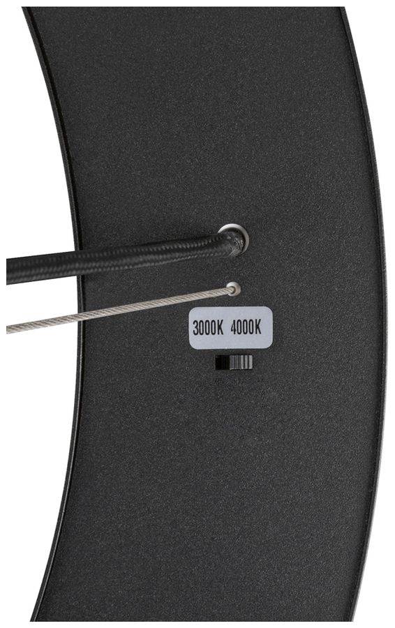 LED-Pendelleuchte SLV MEDO RING 90 42W 5000lm 930/940 DALI Ø900mm schwarz