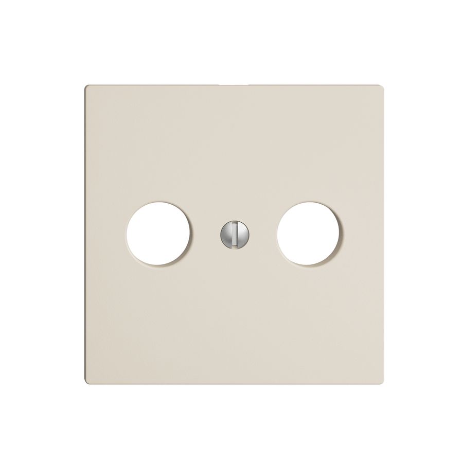 Placca frontale EDIZIOdue crema per R/TV