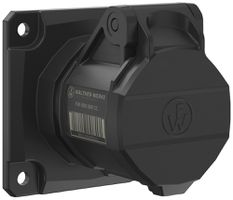 EB-Steckdose CEE NEO 5P 16A 500V 7h schwarz IP54 schraublose Klemme