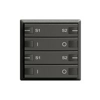 Tasto INC ZEP ON-OFF scena 2c/4t staz.centr/sec. EDIZIOdue nero