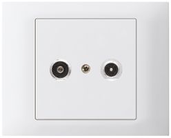 Prise d'antenne INC kallysto R-TV montage T boîte INC G3 19dB 2GHz blanc