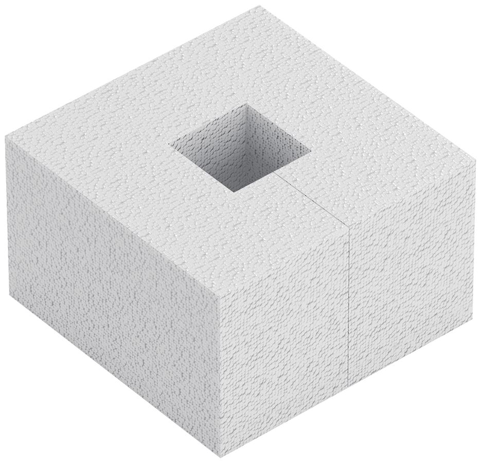 Elément de coffrage Hager Q16 hauteur 200mm