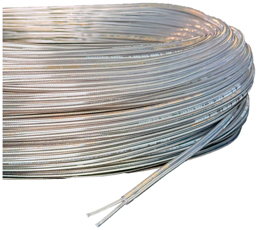 Câble Elektrogros TDLR 2×0.75mm² transparent rouleau à 100m