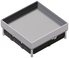 Schwerlastkassette Hager Q12 10 42×244mm rostfreier Stahl