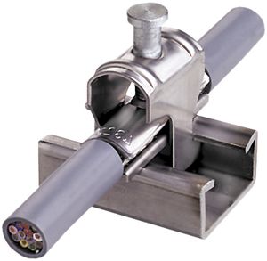 Borne de blindage 5…10mm inoxydable pour profilé CW4382/4383