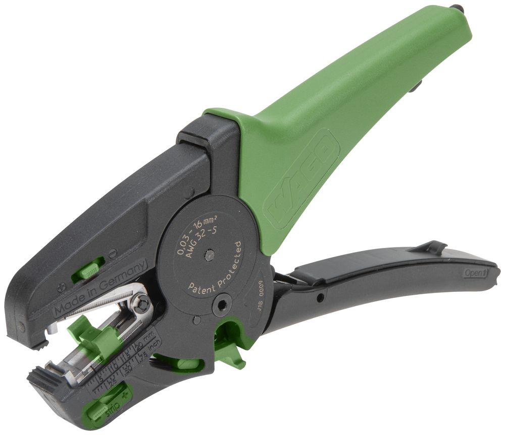 Abisolierzange WAGO Quickstrip Vario 0.03…16mm² mit Drahtschneider