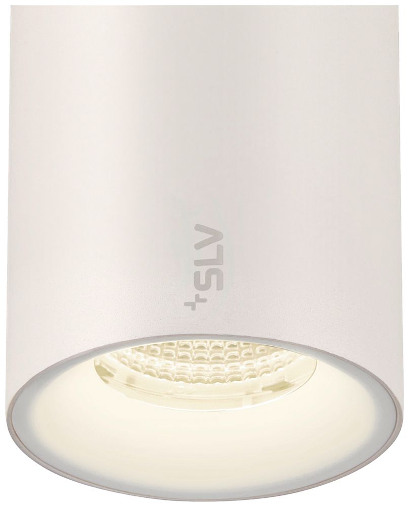 Spot LED SLV NUMINOS S 1×16W 1350lm 940 20° DALI 48V AD Ø60mm blanc/blanc