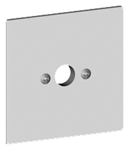 Frontplatte kallysto 60×60mm weiss für Durchgangsdose