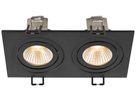 EB-LED-Spot SLV NEW TRIA 14W 610lm 927 38° DIM 170×90mm schwarz 2×Spot
