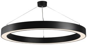 Luminaire suspendu LED Sylvania Nilo 56W 5700lm 830 DALI EM Ø800mm noir