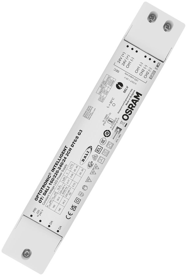 LED-Konverter OSRAM OTi 2CH DT6/8 DALI DIM 160W 24.2V