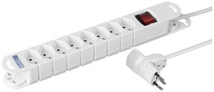 Steckdosenleiste Steffen VARIABL Mister T 8×T13 3m weiss