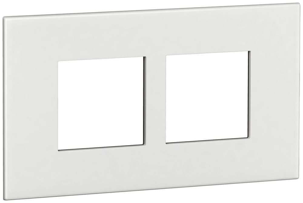 Cadre de recouvrement ATO 2×1 module vert./horiz. blanc