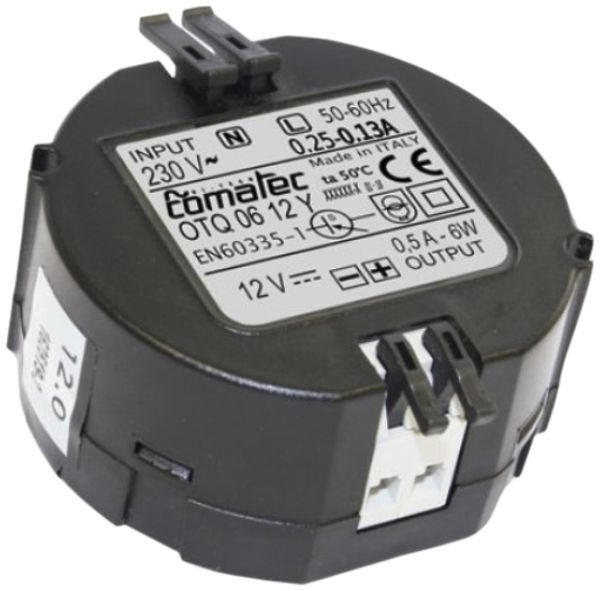 Alimentation INC Comatec OTQ, IN: 230VAC, OUT: 12VDC/18W, bornes à ressort