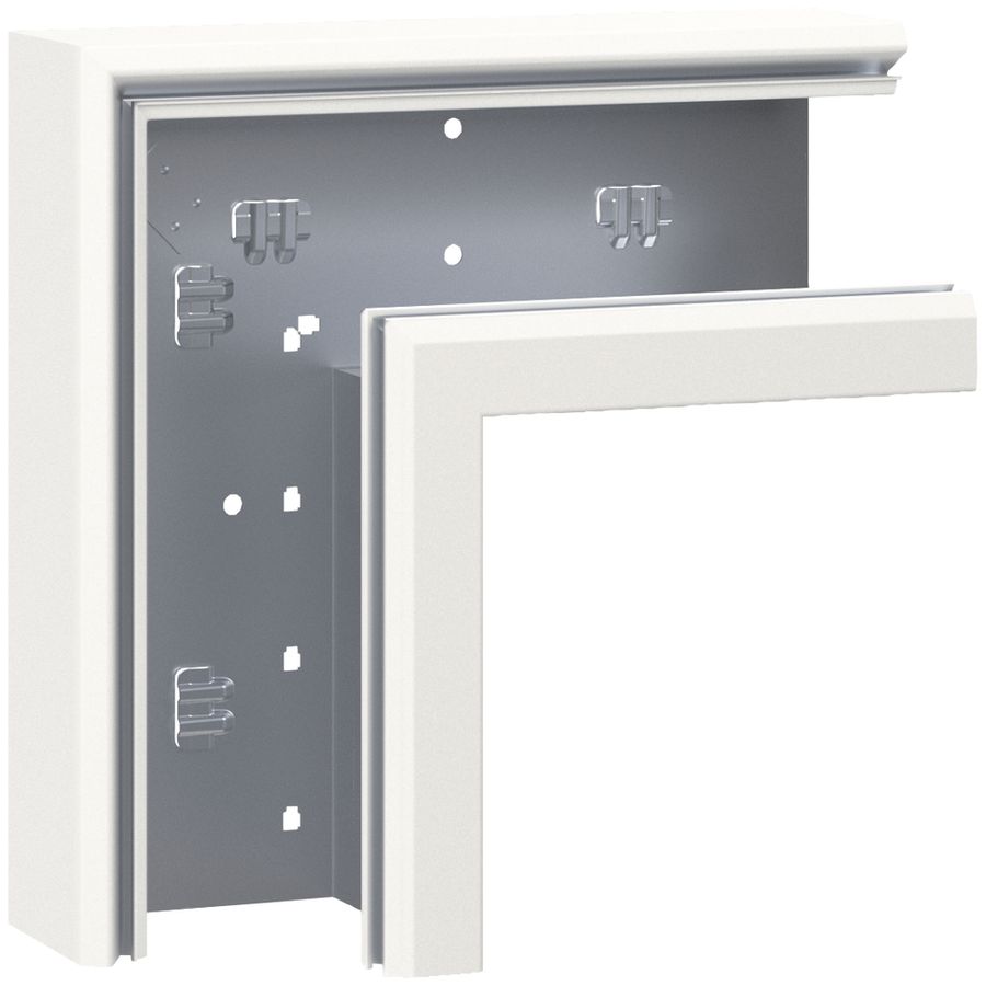 Angle plat down tehalit EK 115110, blanc trafic