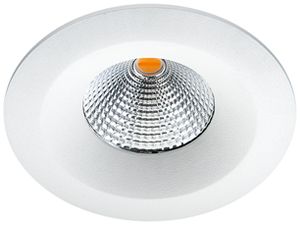 Downlight LED SG UniLED IsoSafe 6W 560lm 920…928 IP20/IP54 42° VAR Ø94mm blanc