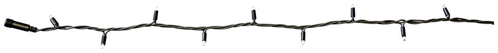 LED String Lite 120 MK 12m 230V 10.5W 120 LED blanc chaud, câble noir, IP67