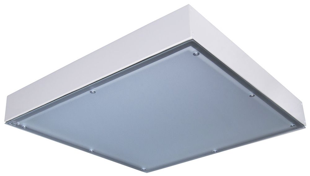LED-Decken-/Wandleuchte DOTLUX QUADGUARDht 650×650mm 186W 4000K