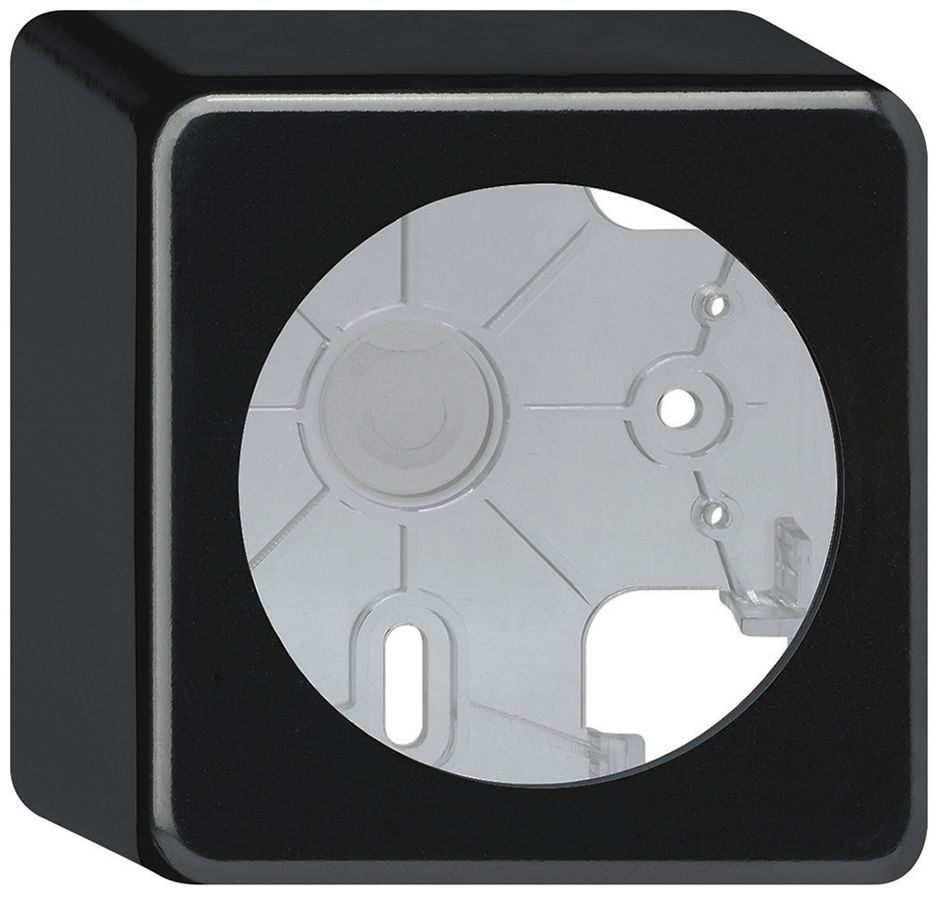 Kit di montaggio AP origin 1×1 orizzontale e verticale 88×88×54mm nero