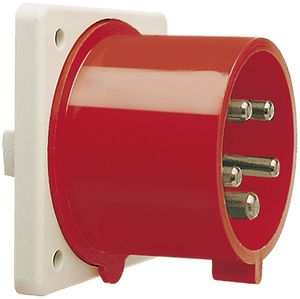 EB-Apparatestecker CEEtyp 5L 32A 6h IP44 400V 50+60 Hz rot