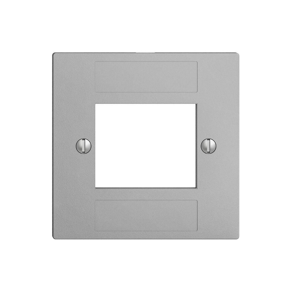 Frontplatte 4×RJ45 ITplus EDIZIOdue silver