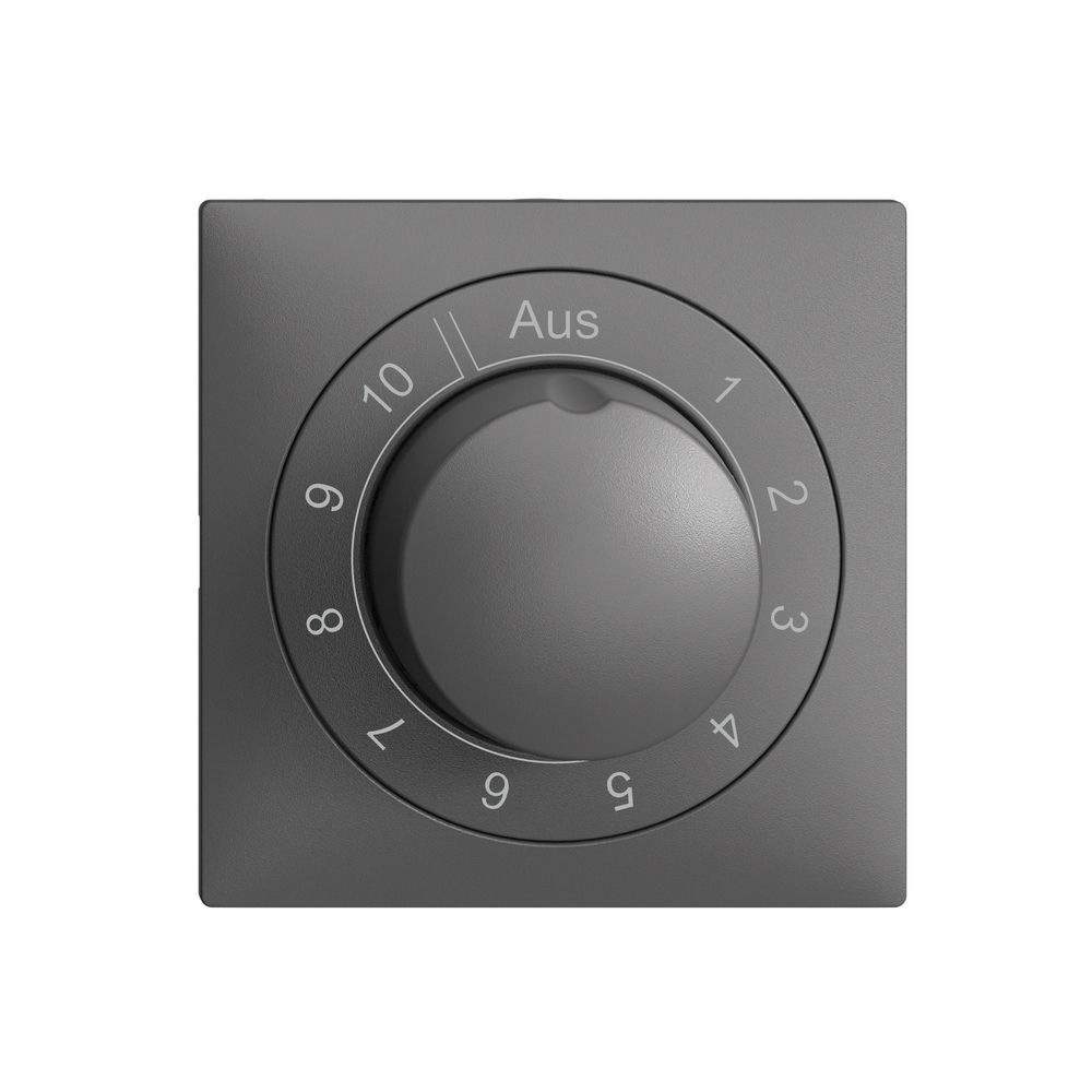 Kit frontale EDIZIOdue grigio scuro 60×60mm per regolatore di veloc.