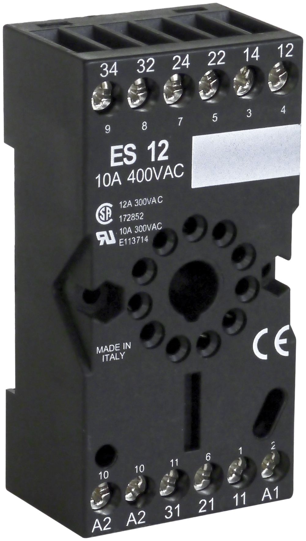 Stecksockel BBC Bircher BSF-11/ES12 schwarz