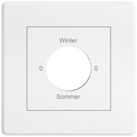 UP-Montageset EDIZIO.liv SNAPFIX® f.Drehschalter m.Schloss 0-Winter-0-Sommer ws