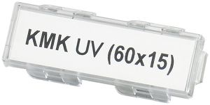 Segnacavo PX KMK UV Ø9mm 60×15mm trasparente