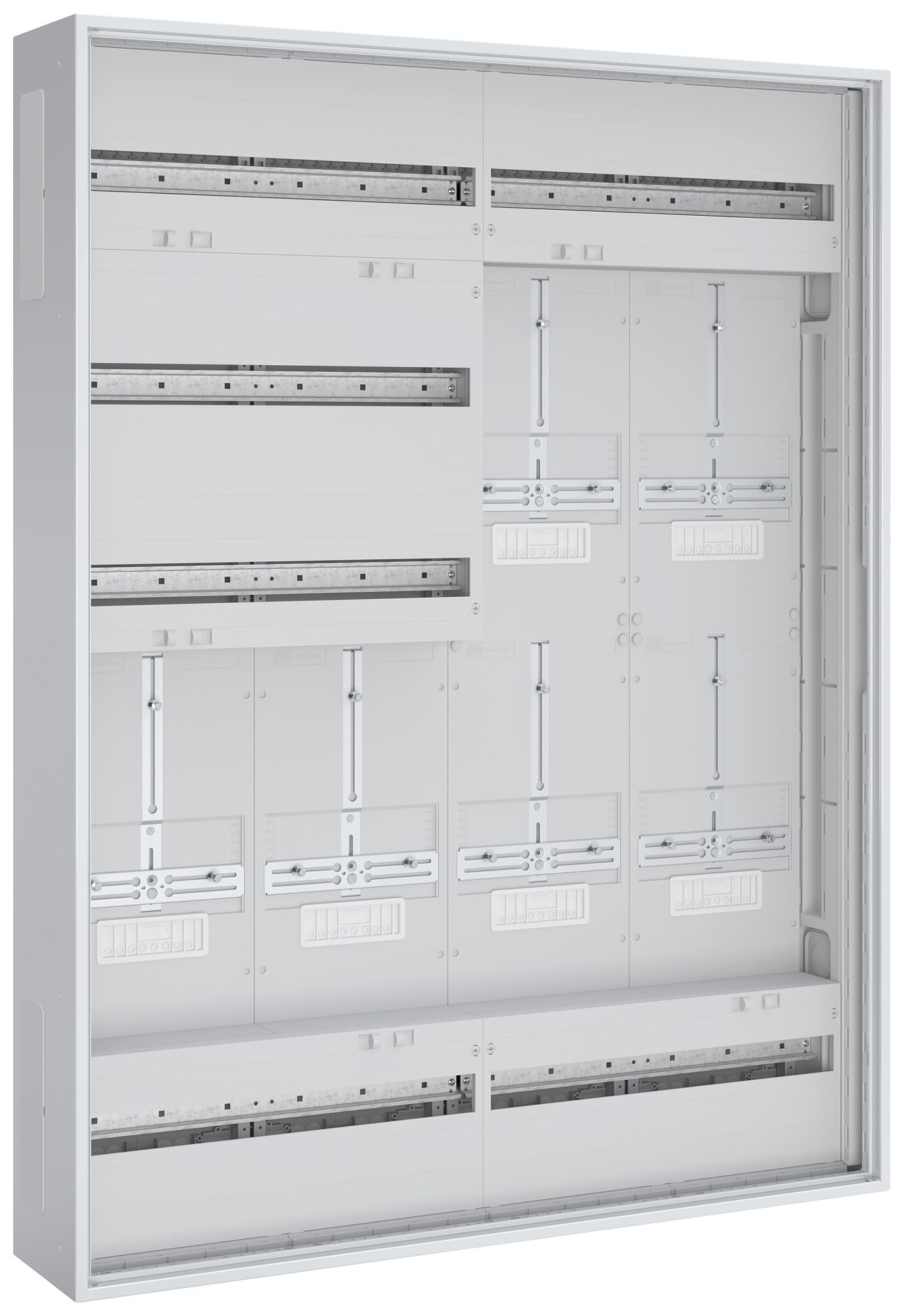 Distributeur ENC PrismaSeT XL IP44 4 rangées 6 compteurs 1050×1400×210mm