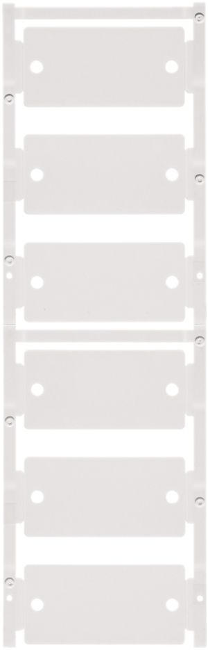 Marcatore per apparecchi Weidmüller MultiCard CC 30×60mm PA66 bianco