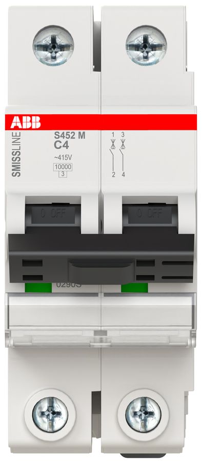Disgiuntore SMISSLINE CLASSIC 2×4 C 10kA